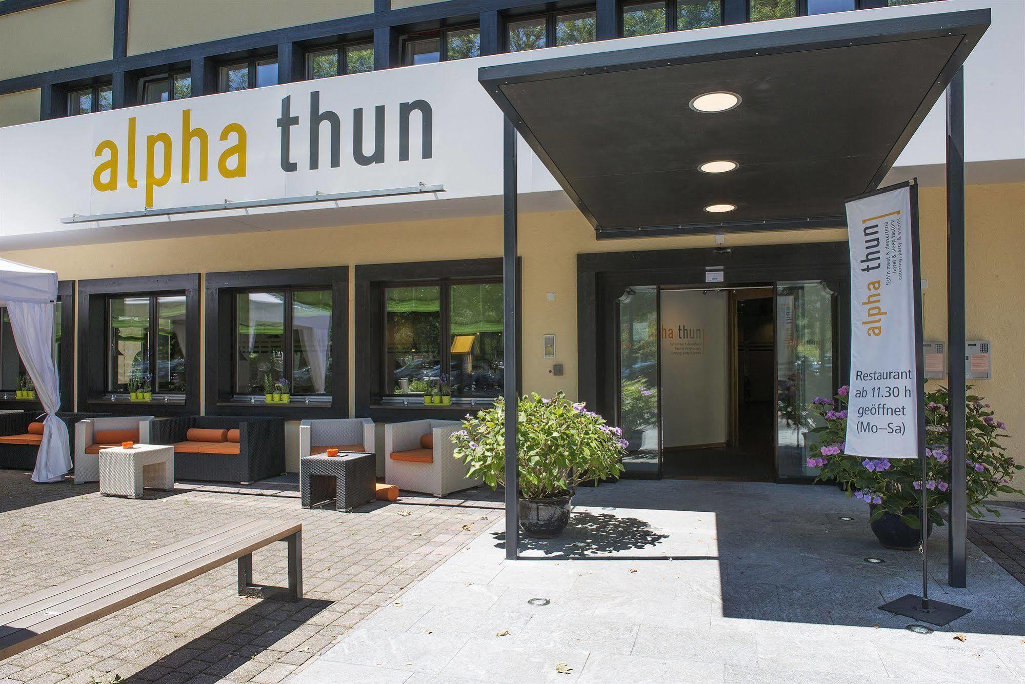 Hotel Alpha Thun Buitenkant foto